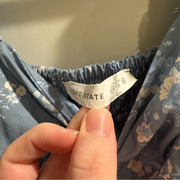 Altar'd State Blue Floral Dress - Picture 2 of 4